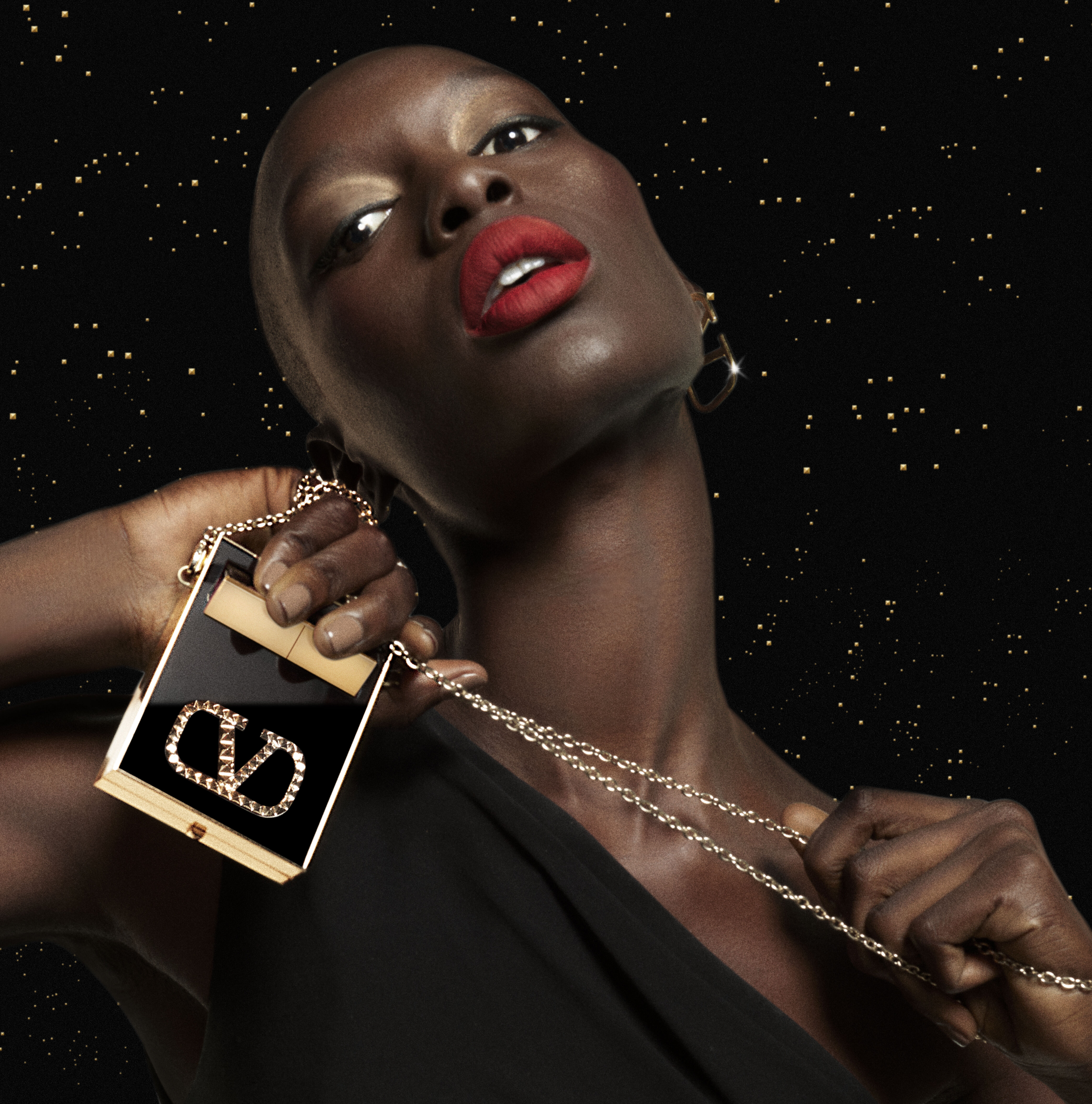 Valentino Go-Clutch Highlighter and Mini Lipstick