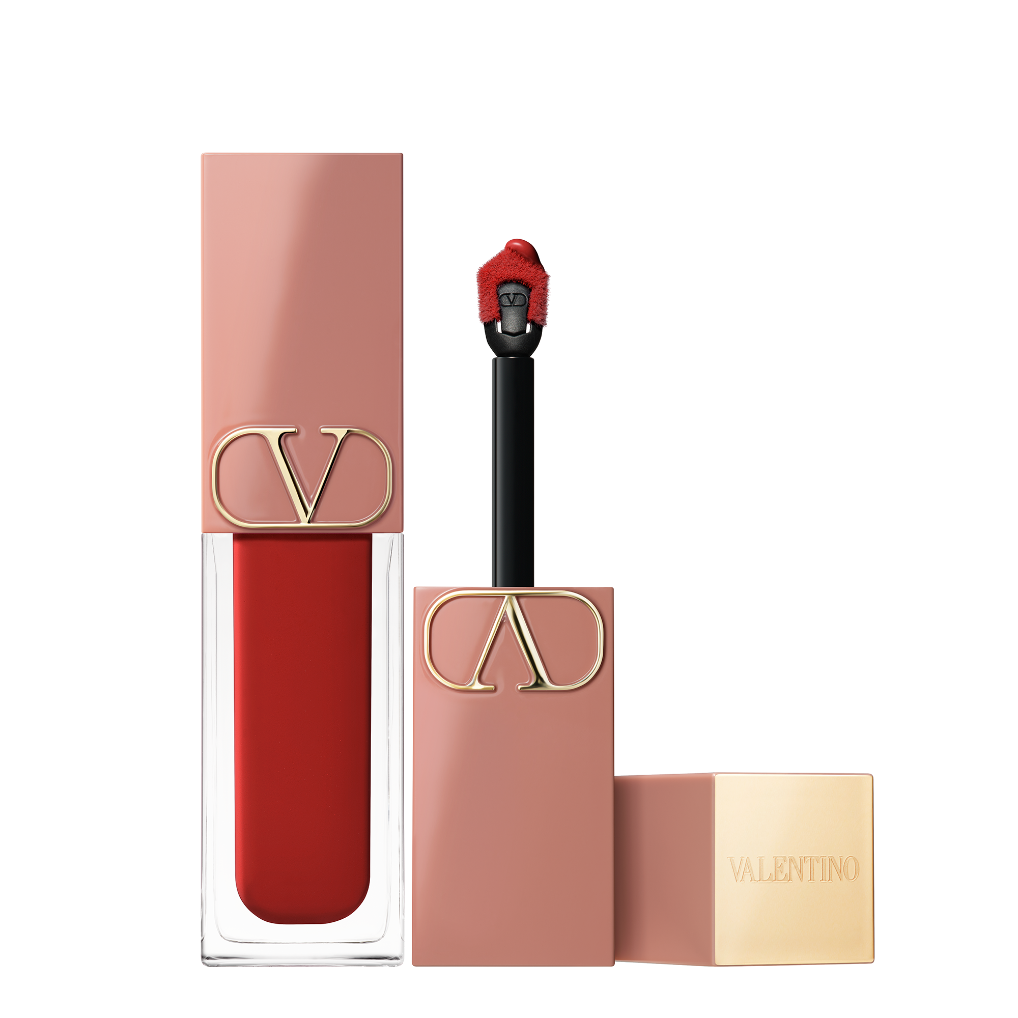 素晴らしい外見 1 IN 2 LIQUIROSSO LIP Beauty Valentino | MATTE SOFT BLUSH & ハンドバッグ