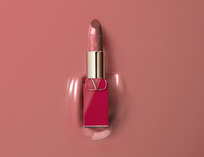 Dusty Pink Rosso Valentino Lipstick in dusty pink lipstick formula