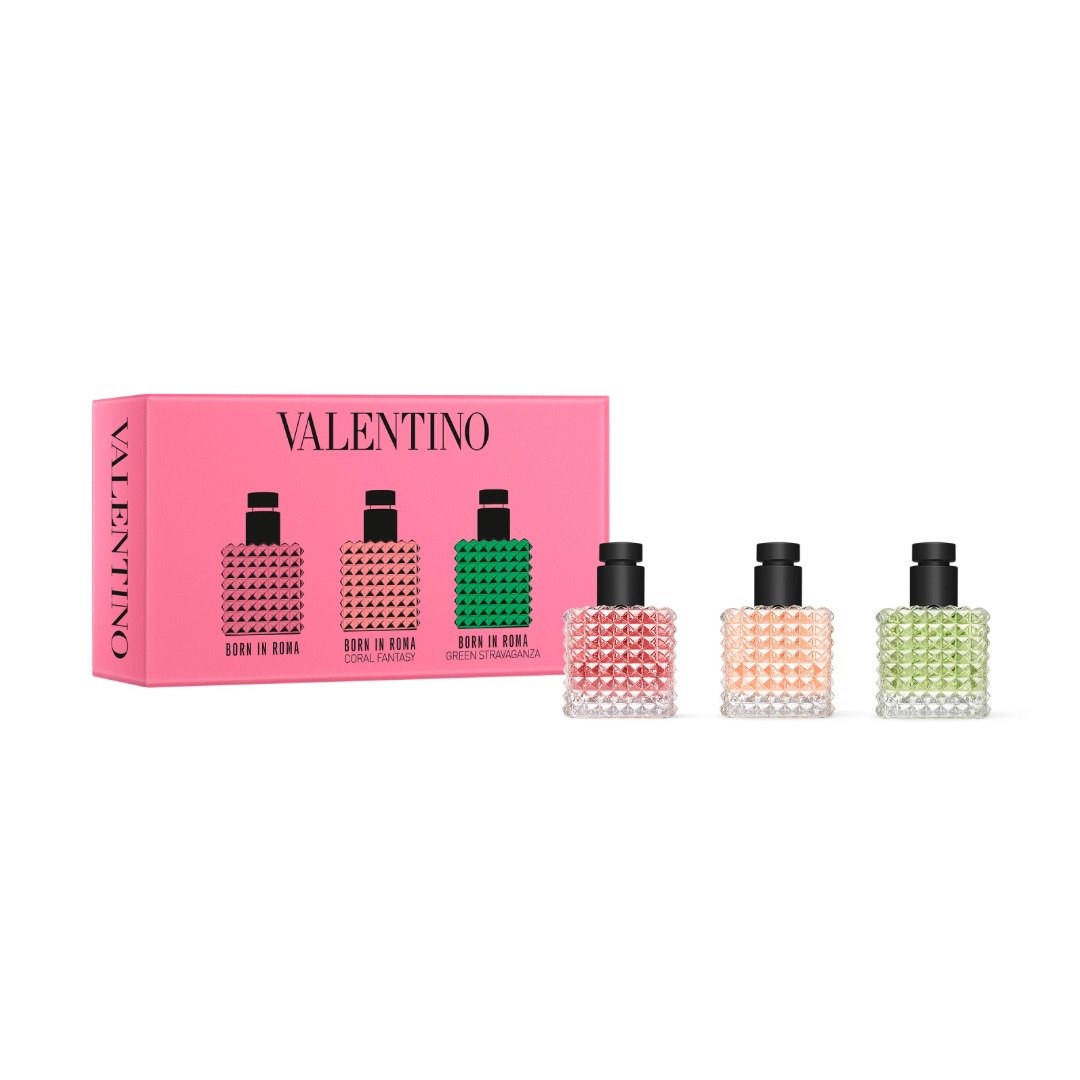 Valentino Beauty Born In Roma Donna Trio Discovery Set In Transparent