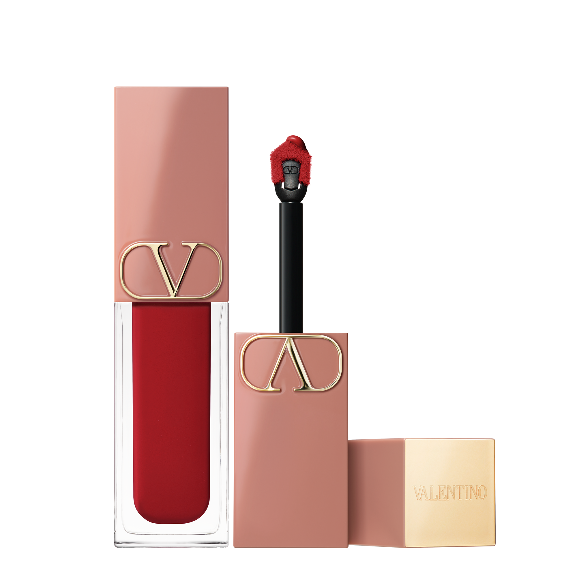 Valentino Beauty Liquirosso 2 In 1 Lip Blush Soft Matte Color Lipstick Shade 220A Take The Lipstick And Run 40$