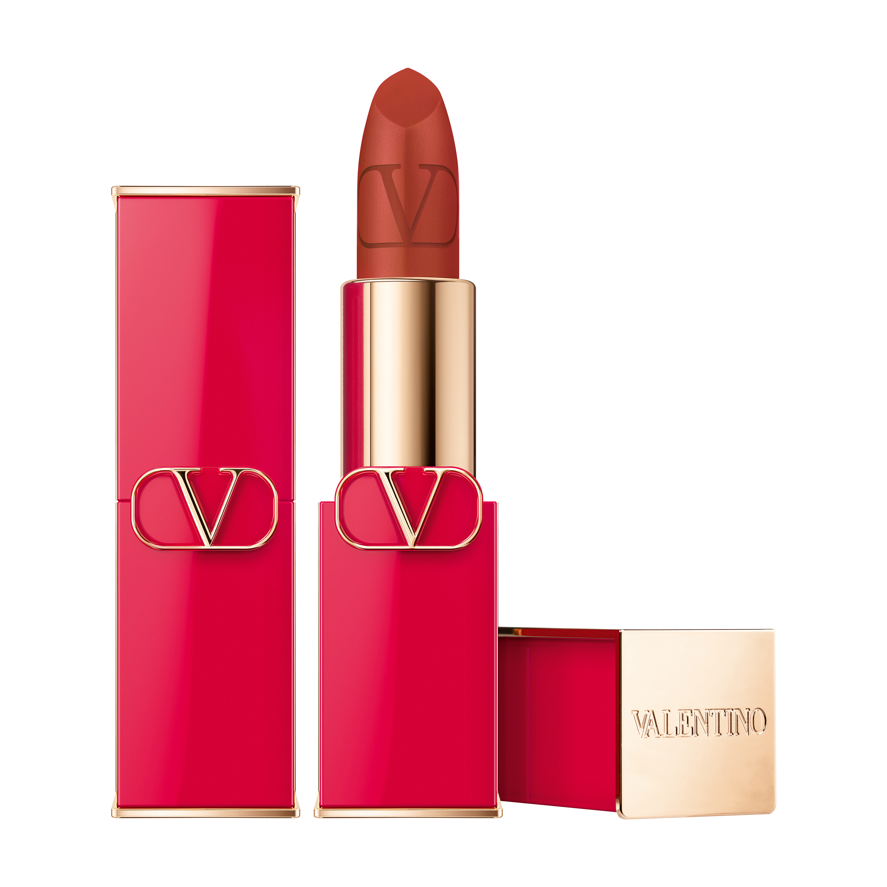 Valentino Beauty Rosso Refillable Lipstick In 218a See You Later