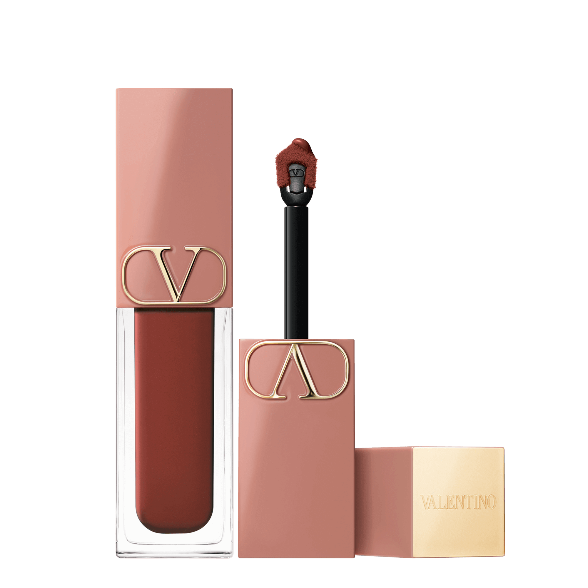 Valentino Beauty Liquirosso 2 In 1 Lip Blush Soft Matte Color Lipstick Shade 154A Going Nude Tonight 40$