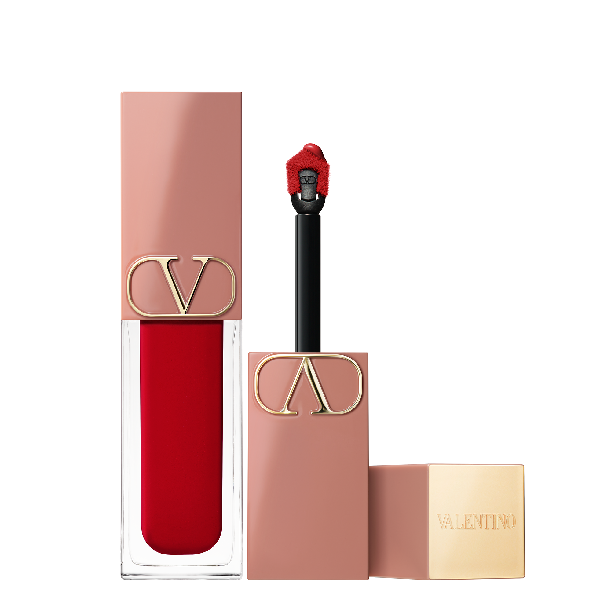 Valentino Beauty Liquirosso 2 In 1 Lip Blush Soft Matte Color Lipstick Shade 22A Rosso Valentino 40$