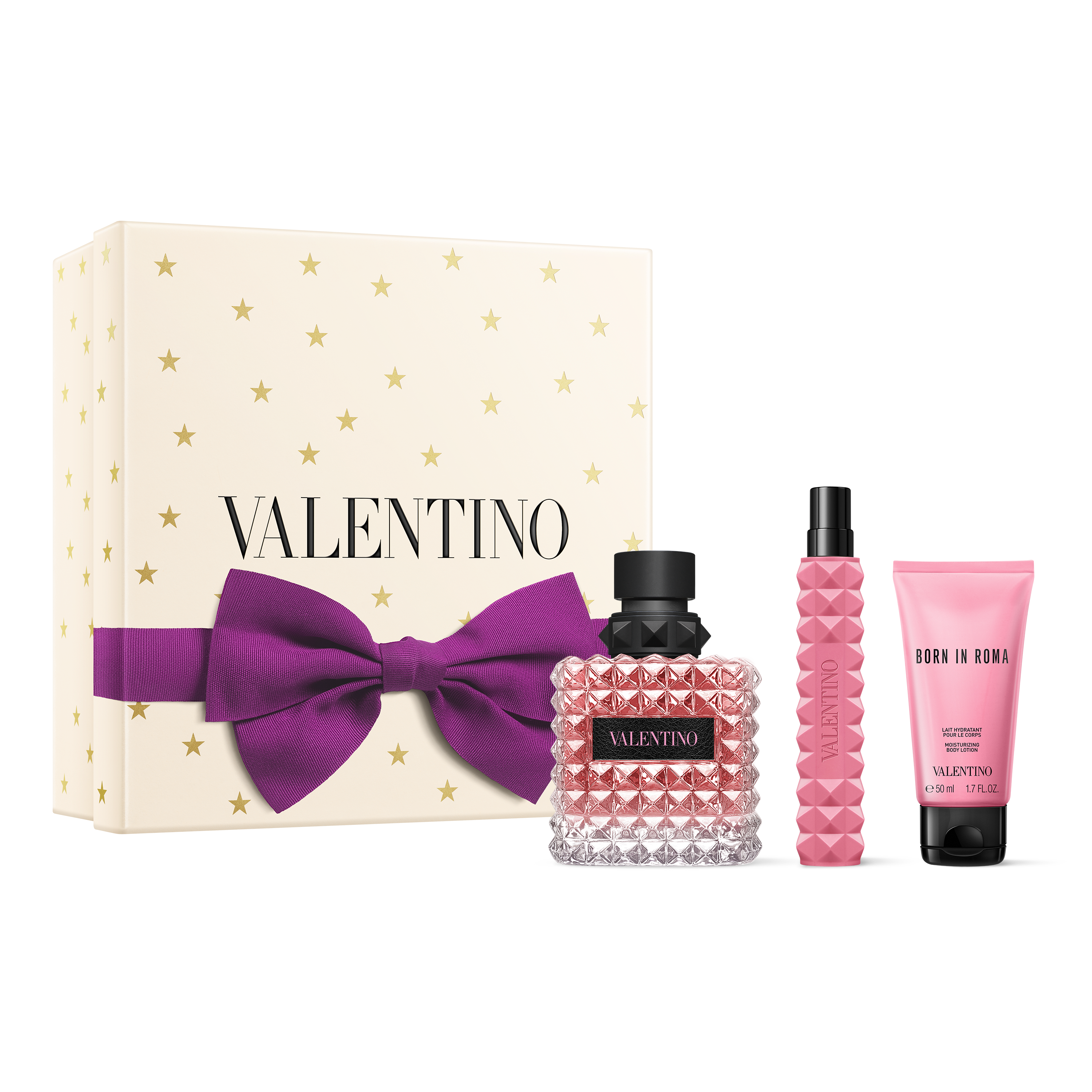 Valentino Beauty Born In Roma Donna Gift Set Mens Cologne 192$