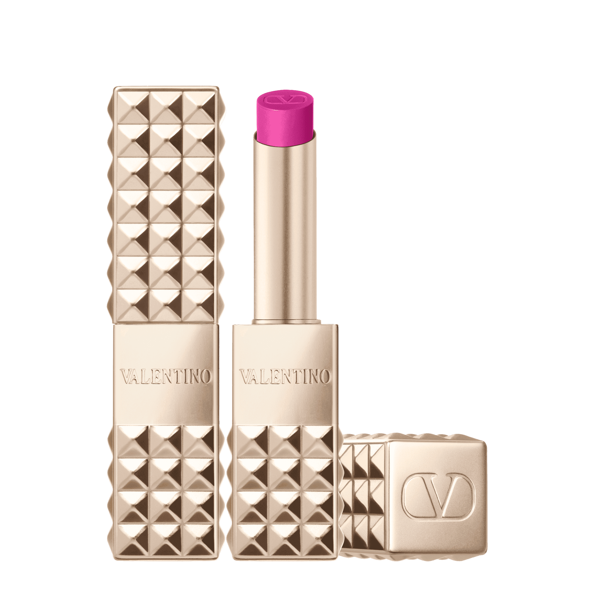 Valentino Beauty Spike Valentino Buttery Matte Lip Color Lipstick In 302r Pink Is Punk