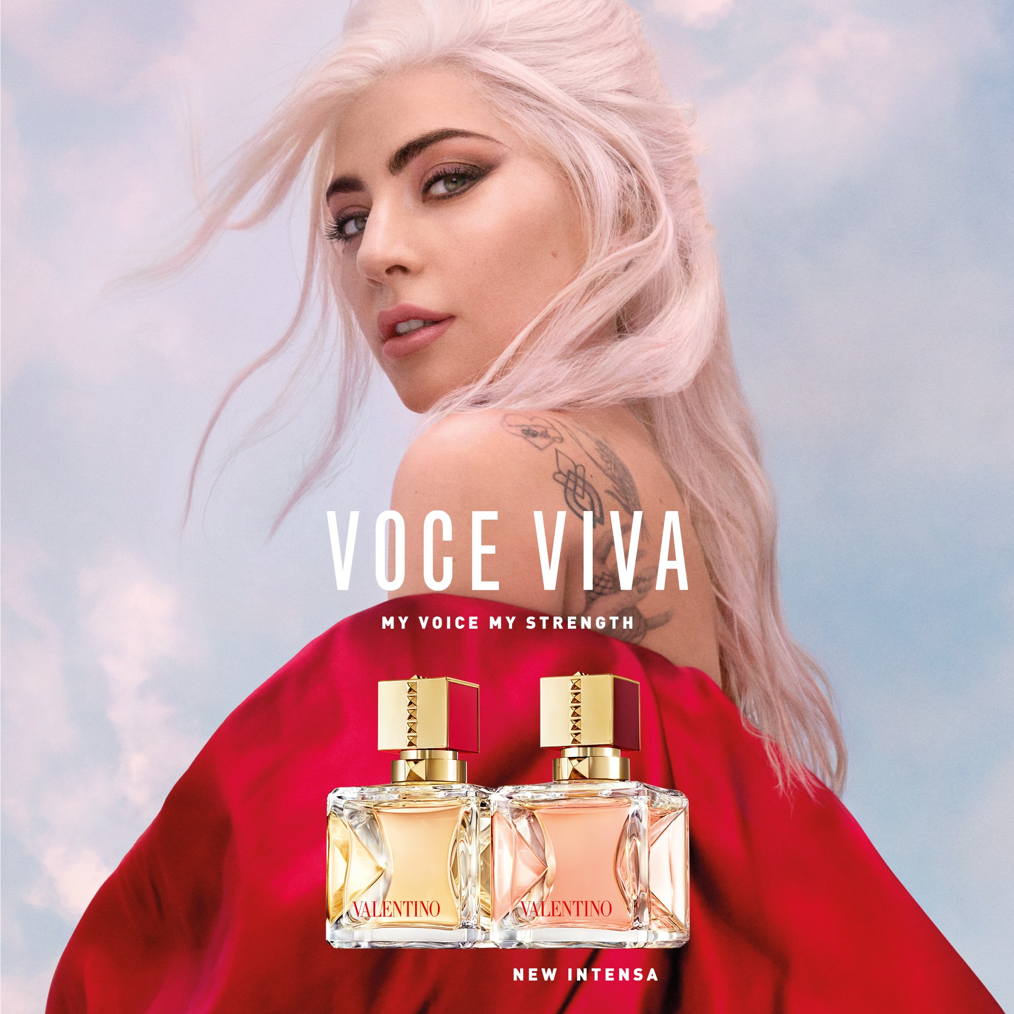 Lady gaga valentino voce store viva