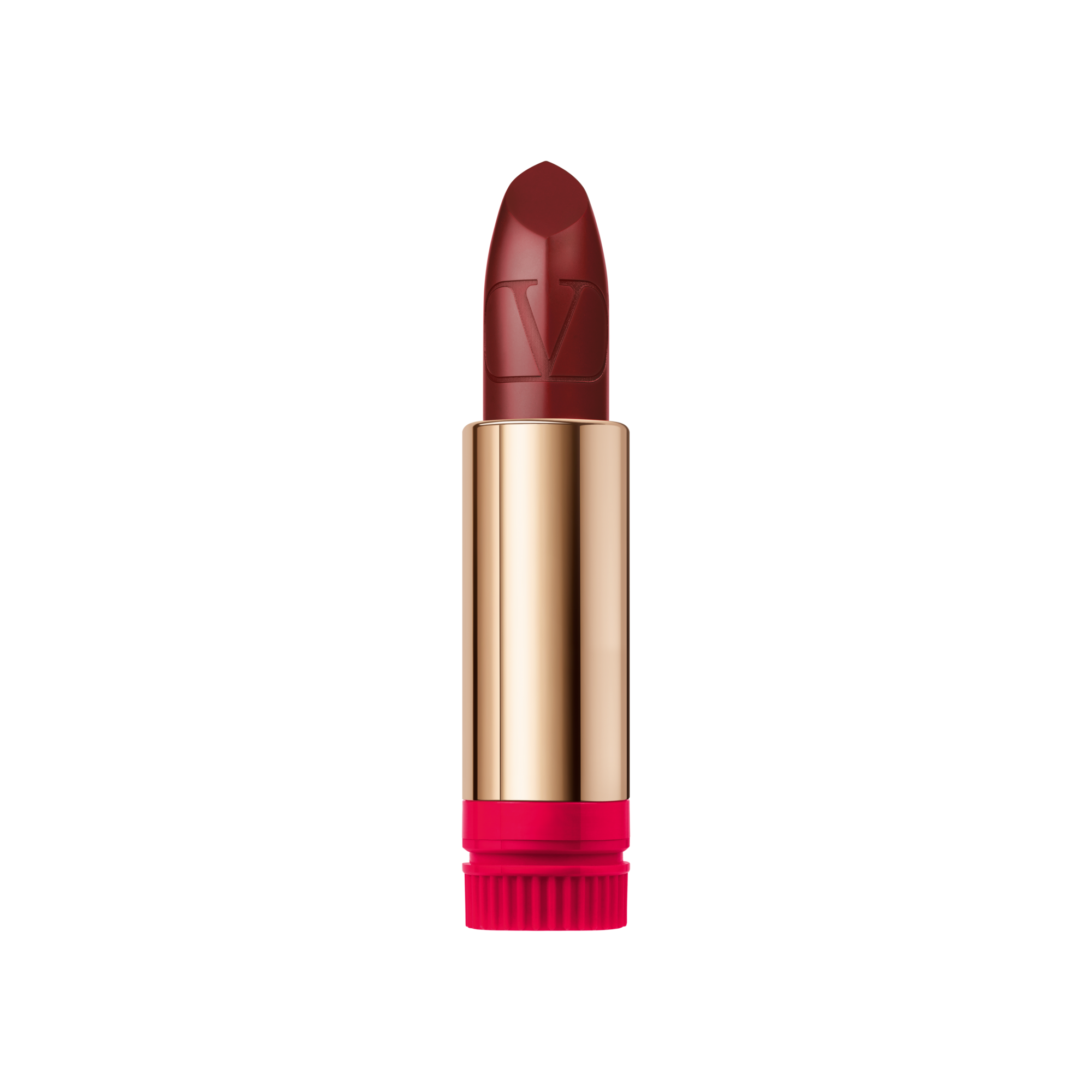 Valentino Beauty Rosso Refill Lipstick In 221r Red Show Satin