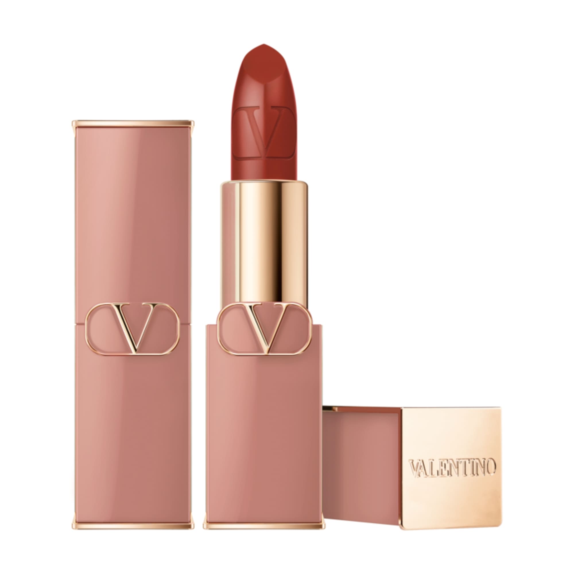 Valentino Beauty Rosso Satin Lipstick Shade 142A Flirty Nude 45$
