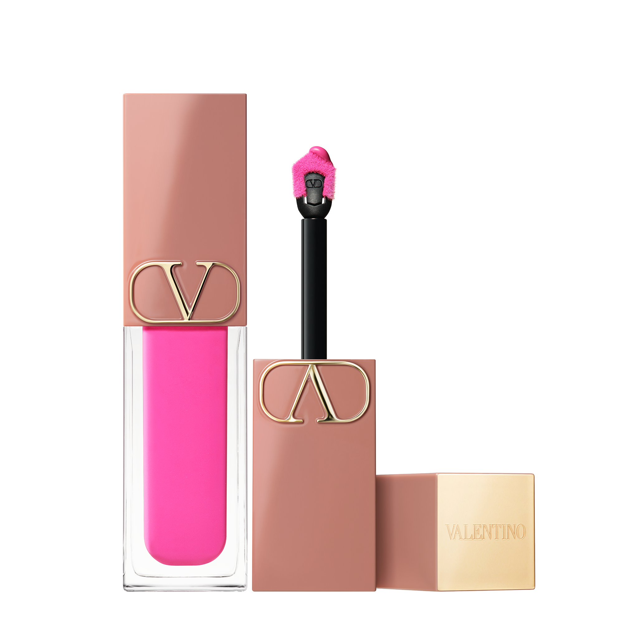Valentino Beauty Liquirosso 2 In 1 Lip Blush Soft Matte Color Lipstick Shade 302R Pink Is Punk 40$